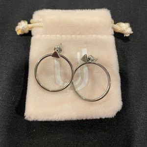 Uncommon James Silver Circle Earrings